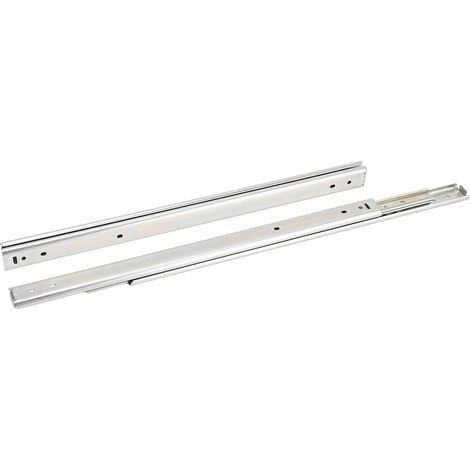 Luocute Lot de 2 glissières tiroir 200 mm, largeur 27 mm (1/5)