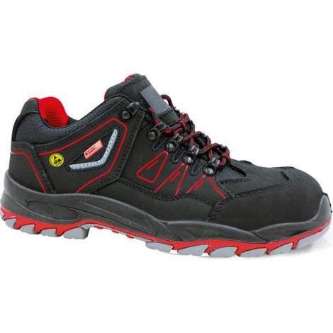 Zapato nobuck black action antiestático SAFETOP Bakio 48