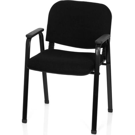 [NEUWERTIG] B-Ware Hjh Office Xt 600 Xl Besucherstuhl Lehnstuhl Konferenzstuhl Lounge Stuhl Schwarz