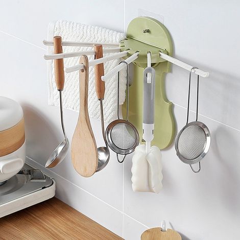 Haken zum Aufhängen von Küchenaccessoires – grün (1/4)