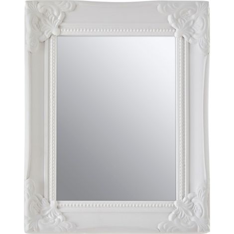Premier Housewares White Wash Photo Frame / Frames Wooden Picture Frames For Wall Contemporary Rectangular Photo Frames For Bedroom / Living Room / Hallways 3 x 21 x 16