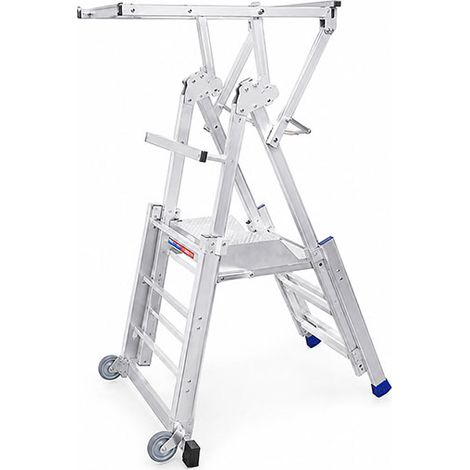 Escabeau PIRC 6 à 9 marches - Hauteur max. de travail 4.23m - PIRC250-FP (1/5)