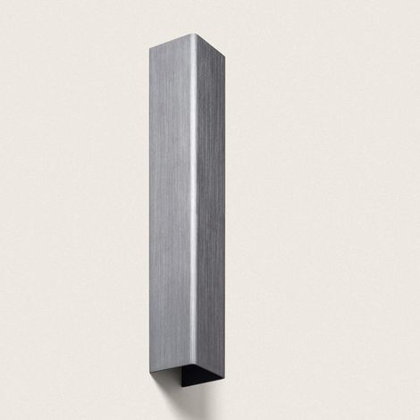 LED-Wandleuchte 12W Metall Columbus L Silber