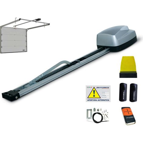 Kit Uniko 100kg + Acces Porta Basculante Sezionale Molla Garage Box Automazione