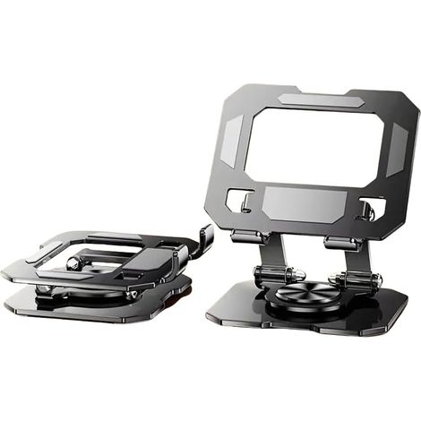 Tablet-Ständer – 360° verstellbare iPad-Halterung – faltbar – für iPad – Schreibtisch – drehbarer, tragbarer Monitorständer – für Tablets/PS/Mobiltelefone/Switch – 12–32 cm (1/3)