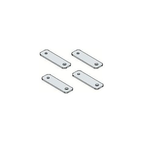 PATTES DE FIXATION MURALE EN ACIER INOX GEMINI (x4) - Horizontal ou Vertical 1SL0401A00 ABB D604689