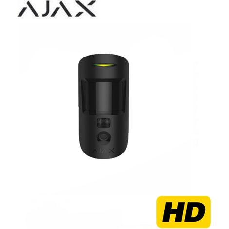 Ajax MotionCam HDR PhOD Jeweller Nero Sensore PIR Wireless con Foto-Verifica Avanzata - 119281.310.BL1