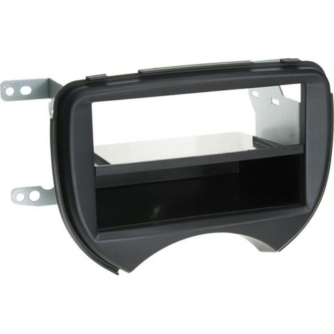 Support autoradio 2DIN compatible avec Nissan Micra 11-13 vide poche - Noir