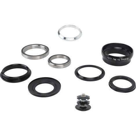 Lenkkopflager aus Aluminiumlegierung mit Sternmutter, doppelt abgedichtet, für konische Gabelschäfte von 44 bis 50,6 mm (1,5 Zoll). (1/5)