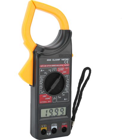 Pince ampèremétrique numérique portable, ampèremètre, voltmètre, multimètre électronique, outil de mesure DT-266 (1/5)