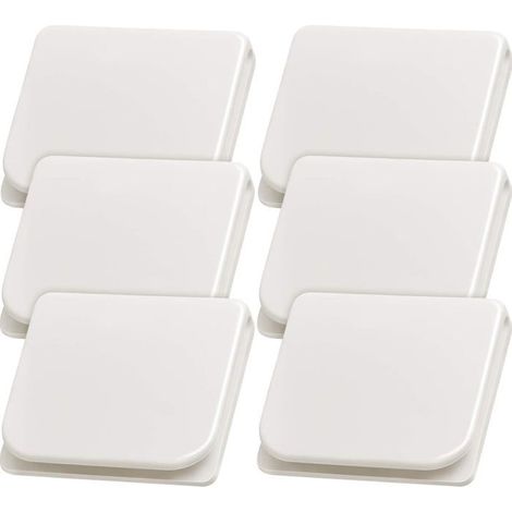 6pcs Clips Rideau Douche Autocollants - Anti-vent Anti-pulvérisation, Protection Douche (1/5)