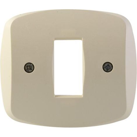 COPRINTERRUTTORE AUTOPORTANTE """BASIC""" ABS AVORIO 2T MAURER
