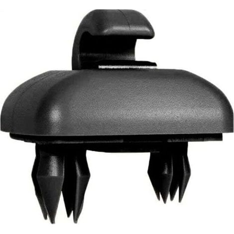 Support de crochet de pare-soleil de voiture de remplacement pour Audi A1 A3 A4 A5 Q3 Q5 (8E0 857 562) A7 B6 B7 B8 S4 S5, noir (1/3)