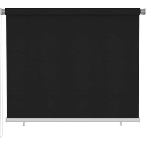 Maison Exclusive - Store roulant d'extérieur 185 (l) x 140 (H) cm noir (1/5)