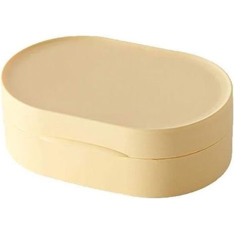 Conteneur de porte-savon portable étanche (jaune)-Fei Yu