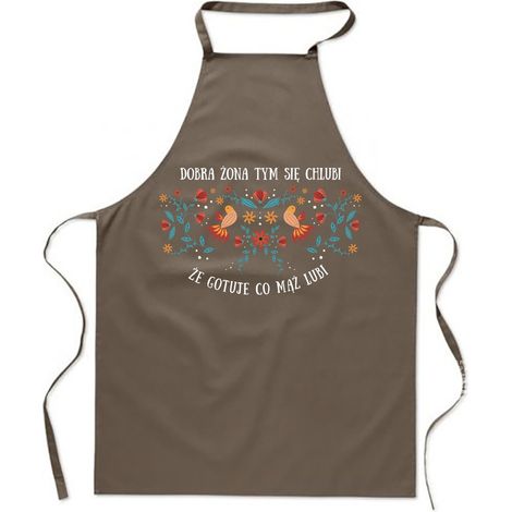 GREMBIULE DA CUCINA con STAMPA Folklore UNA BUONA MOGLIE CUCINA QUELLO CHE PIACE A SUO MARITO da donna (1/4)