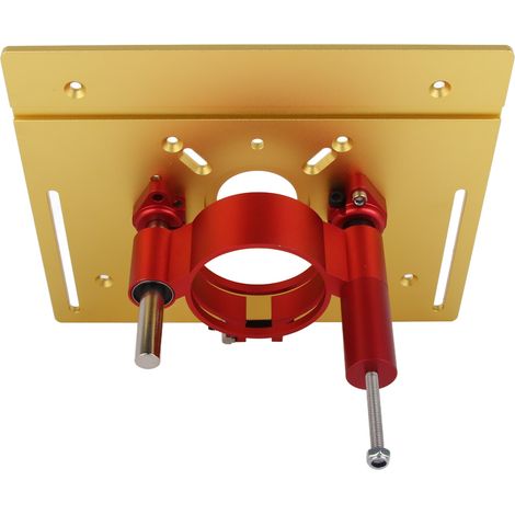 Système de levage manuel pour défonceuse, kit de système de levage manuel pour défonceuse, plaque de base pour scie à table de défonceuse, or (1/5)