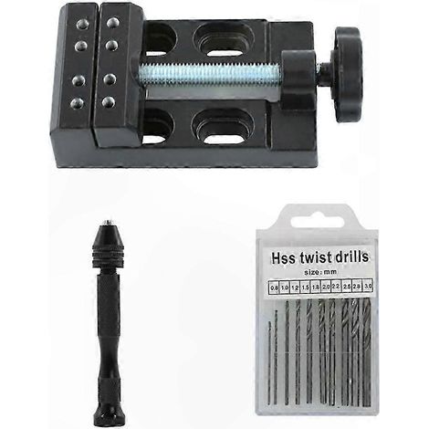 Foret hélicoïdal miniature pro pour bois, bijoux, travaux manuels délicats, assemblage électronique et maquettes - set de précision (1/4)