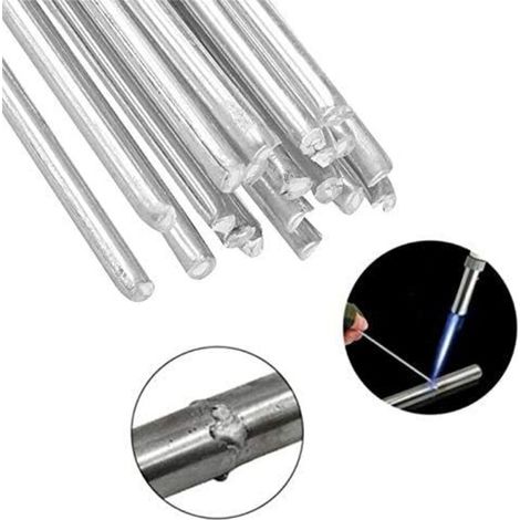 Baguette de Soudure, 50 pièces électrodes de soudage soudure en aluminium à basse température de 2,0 mm - Tiges de soudure faciles à fondre - Résistance à la corrosion (50 cm) (1/3)