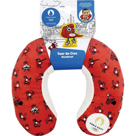 Coussin tour de cou - Jeux Olympiques Paris 2024 -Haut 19CM (1/2)