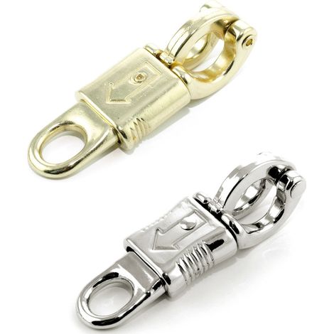Silver - Moschettone antipanico con cameretta fissa