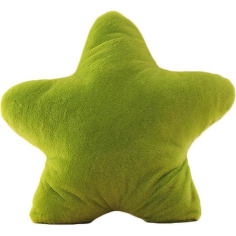 Coussin étoile en peluche verte, coussin étoile rembourré, jouet mignon pour enfants, 40 cm (1/5)