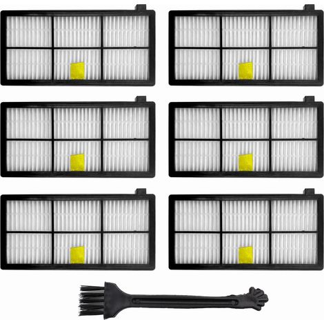Lot de 6 filtres série 900 compatibles avec les filtres iRobot Roomba 800 980 960 896 895 886 880 871 866 865 860 850 805 800 pièces de rechange (1/5)