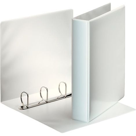 Esselte basic kangaroo folder customisable 4 mixed rings 40mm a4 pp white (1/3)
