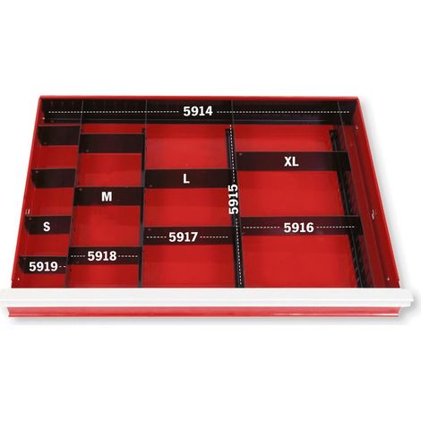 Projahn Schubladenunterteiler Basiselement 566x65,6x1 mm (1/2)