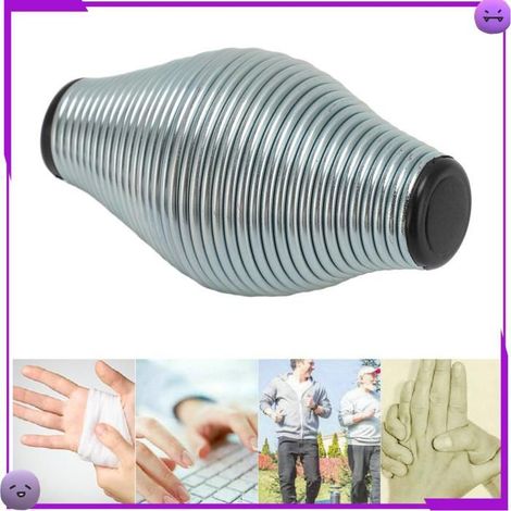 AUCUNE Boule de préhension à ressort en métal Metal Spring Grip Ball Flexible Pour Renforcement Des Doigts à parapharmacie membres (1/5)