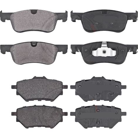 KIT PASTIGLIE FRENO ANTERIORI E POSTERIORI compatibile con PORSCHE 911 SPEEDSTER (997) / PASTIGLIE FRENANTI AUTO OEM LP1813 LP1996,LP3586 / SOSTITUZIONE DIRETTA / BASSA POLVERE / SILENZIOSO