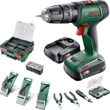 Taladro percutor Bosch Universal Impact 18V verde negro (1/3)