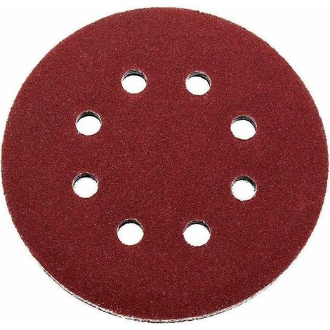 Disques Abrasifs - Ø 125 mm - 6 Trou - Adhésif - Grain 40 à 240 - Pour Ponceuse Excentrique - 60 Pièces (1/5)