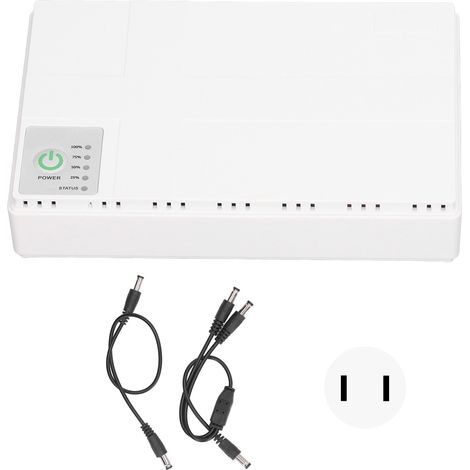 Mini bloc d'alimentation sans coupure 10400mAh, sorties 5V/9V/12V/POE/15V/24V, compatible routeur et modem, prise américaine 85-265V, batterie de secours UPS. (1/5)