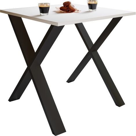 Tavolo da pranzo in legno Tavolo da cucina Xona X 80x80 76x80x80 - VCM