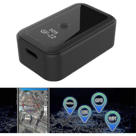 GF-22 GPS-Tracker für Fahrzeuge (Auto, LKW, Wohnmobil), Ausrüstung, Mini-Versteck-Tracker für Kinder und ältere Menschen, zur Verwendung mit einem Smartphone, um das Ziel in Echtzeit zu verfolgen.