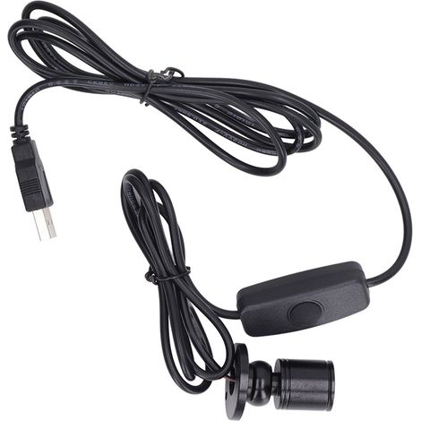 Mini spot LED 5V lumineux, dimmable par USB, avec câble de 2 m, idéal pour vitrines, bijoux, armoires, porches, lumière naturelle 4000K