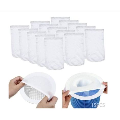 Nylon pool skimmer socks - White (1/4)