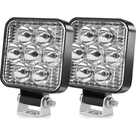 12V 24V LED Work Light, Mini LED Work Light, for ATV UTV SUV, Trucks, Motorcycles, Farm Machinery, Tractors (1/5)