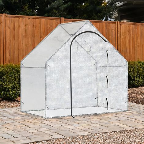 Serre de jardin en acier plastique 180 x 100 x 168 cm (1/5)