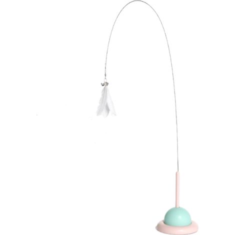 Perchas interactivas para gatos con plumas, cascabeles y ventosas, de más de 90 cm (de largo).