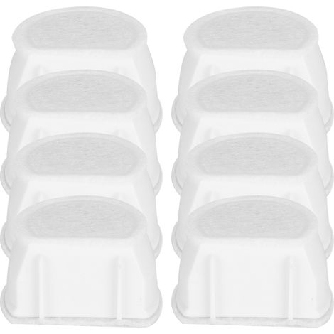 Filtre à Charbon Actif - 8PCS - Anti-Déformation - Coton pour Fontaine à Eau Chat Chien, Élimine Odeurs et Impuretés, Accessoire de Remplacement (1/5)