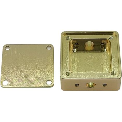 Aluminiumgehäuse, vergoldete leitfähige Oxidabschirmung, elektromagnetische (1/4)