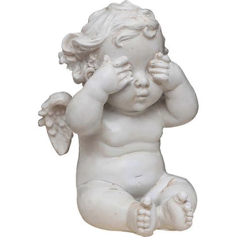 Statuette d'ange chérubin nordique, figurine d'aile, pour étagère, décoration de table intérieure et extérieure-Do not see
