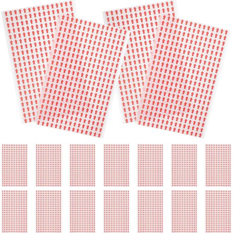avec marque de papier rouge sur papier 300 pièces pour (1/5)