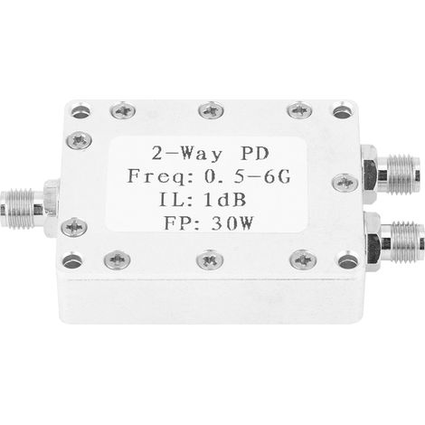 Séparateur de puissance RF 2 voies 30W 0.5-6GHz Diviseur de signal module à large bande (1/5)