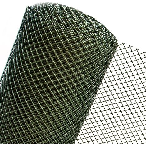 KUNSTSTOFFZAUN 1m x 50m Maschenweite 15mm Gartenzaun (1/4)