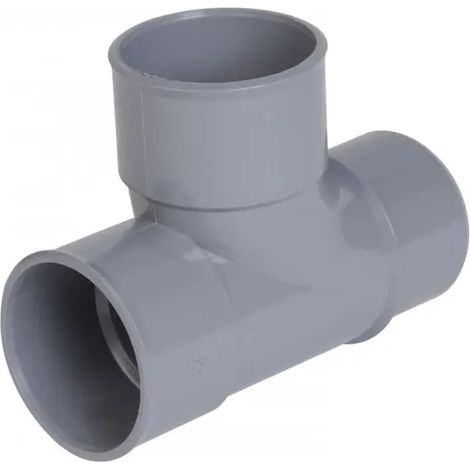 Tee scarico pvc Nicoll utf188mf angolo 87°30 diametro 32 mm