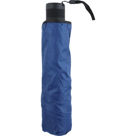 Parapluie solaire et pluie avec bande réfléchissante, manuel, 10 arêtes pliable, lampe torche LED intégrée pour voyage (1/5)