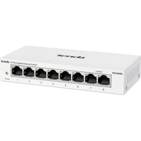 Switch Ethernet 8 Ports Gigabit Hub RJ45, Hub Ethernet (1/5)